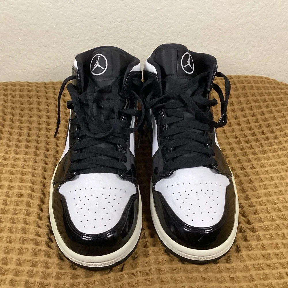 Nike Air Jordan 1 Retro Mens Size 10 Mid All-Star 2021 Black White DD1649-001